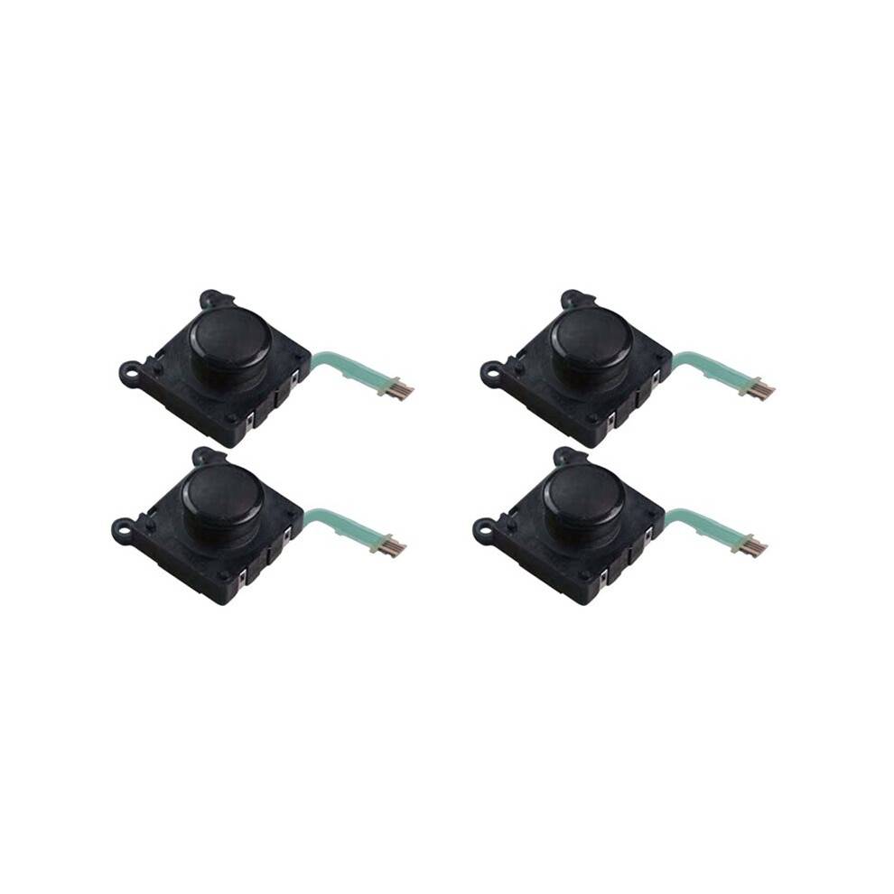 4PCS 3D Analog Joystick for PS Vita 2000 PSV2000 Joystick Controller ThumbStick for PS Vita 2000 Black