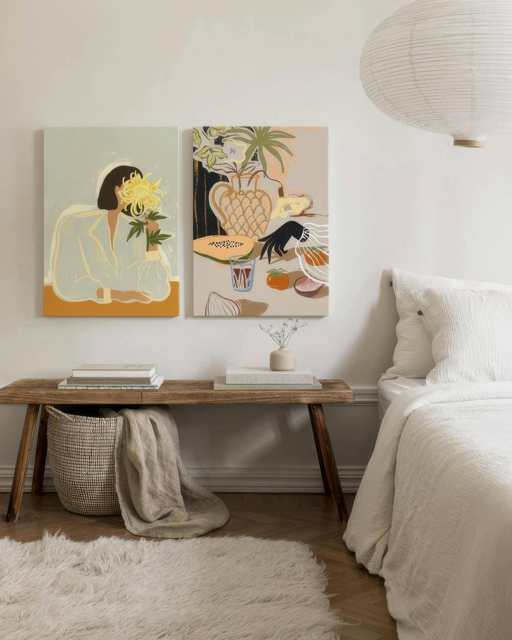 Arty Guava No1 Canvas Duo (50x70 cm - Svart ram)