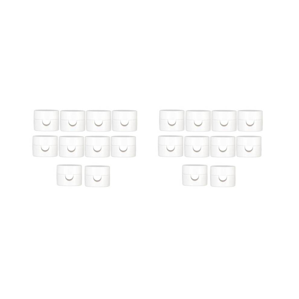 20Pcs Hook for Ceiling Hanging Light,DIY Lamp Hanging Electric Wire Cable Cord Chandelier Fixture Hardware Hook White