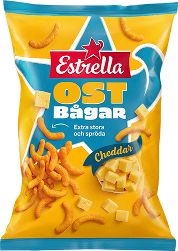 Estrella Ostbågar Cheddar 210g