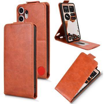 Nothing CMF Phone 2 Pro vertikalt flipfodral med stativ - Brun