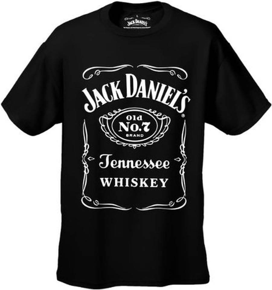 Jack Daniel's Old No.7 Tennessee Whiskey Etikett T-shirt cm gray