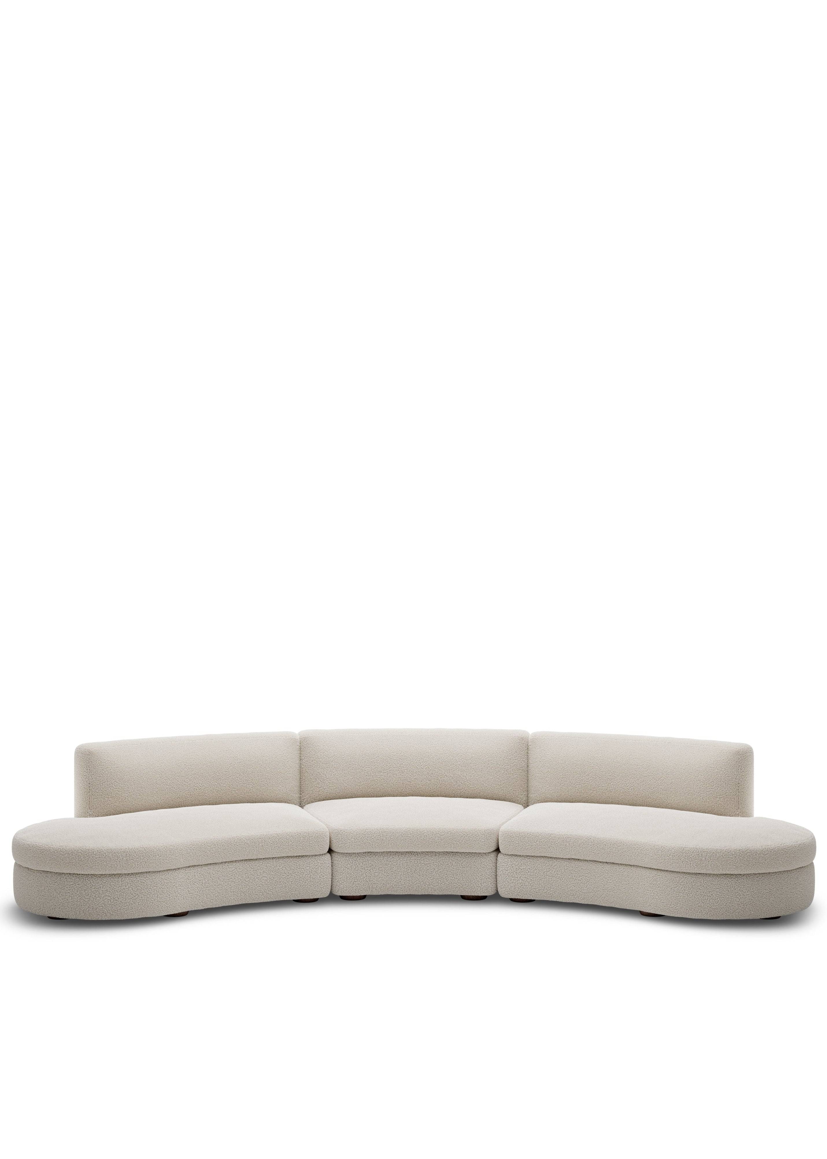 Coda sofa, configuration 8 Dark Zink fra New Works - Jacobsen Plus
