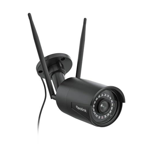 Reolink 2K+ Überwachungskamera Aussen, 2,4/5GHz Wi-Fi, 5MP Nachtsicht, IP67