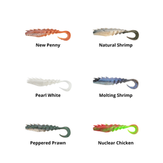 Berkley Gulp Nemesis Prawn Curl Tail-125mm-New Penny