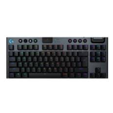 Logitech G G915 X - Tastatur - LIGHTSPEED - TKL - bagbelyst - trådløs - 2.4 GHz, Bluetooth, USB - QWERTY - US International - tastkontakt: GL Linear