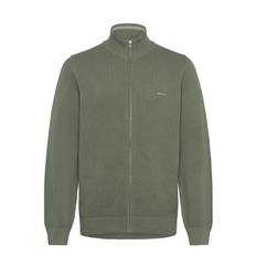 GANT Cotton Pique Zip Cardigan |Khaki green |S