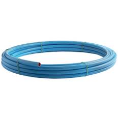 50 meter Wavin 20 mm PE80 PN10 SDR11 rør, blå, 50 m, DK-VAND