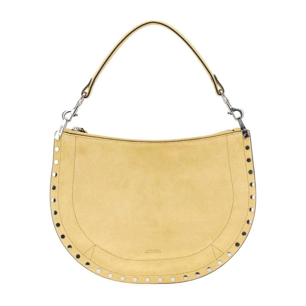 Isabel Marant Oskan Soft Zipped Skuldertaske - Tasker - Dame - Gul - ONE SIZE - Uld