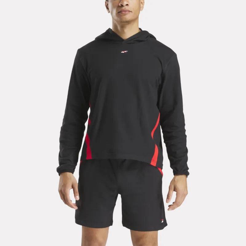 Reebok - Fleece Hoodie, Man, Black, Size: 3XL