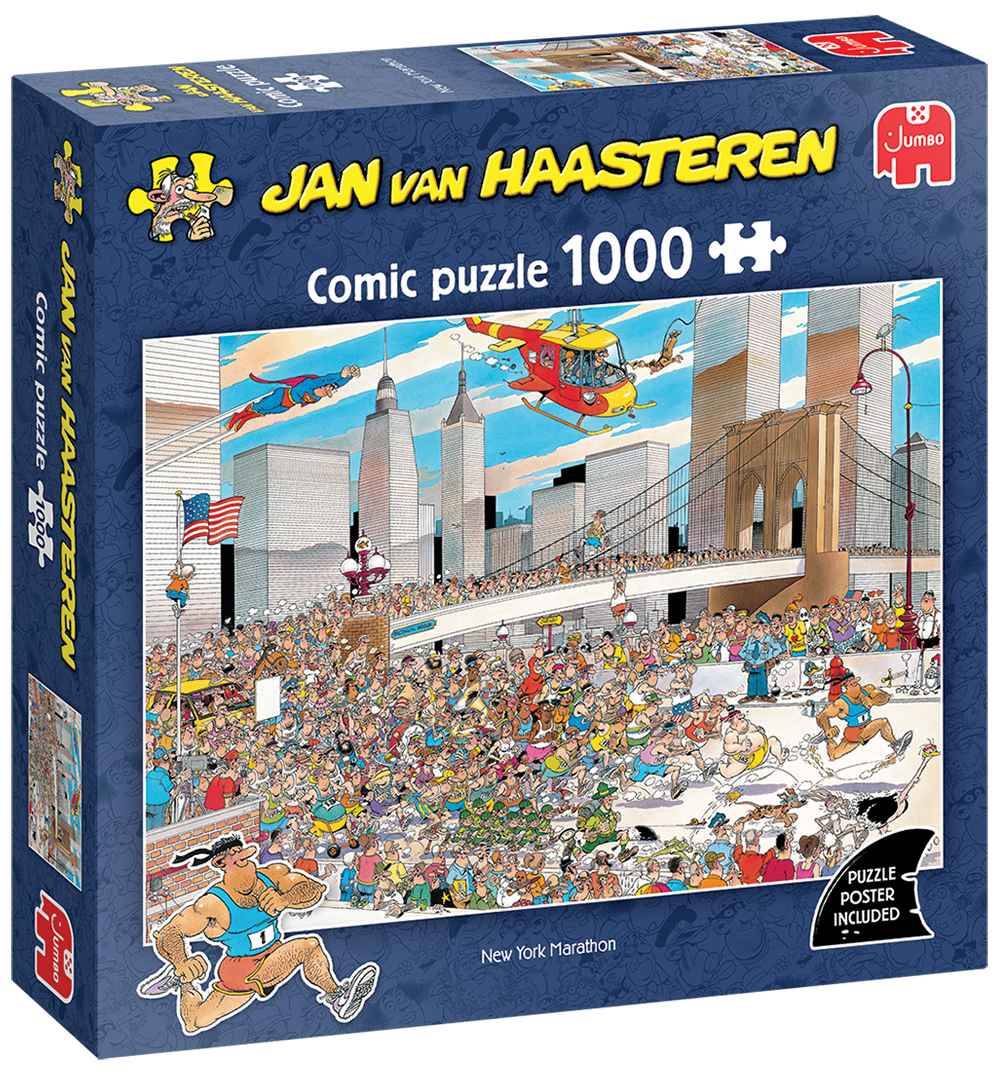 Puslespil - Jan Van Haasteren: New York Marathon, 1000 brikker