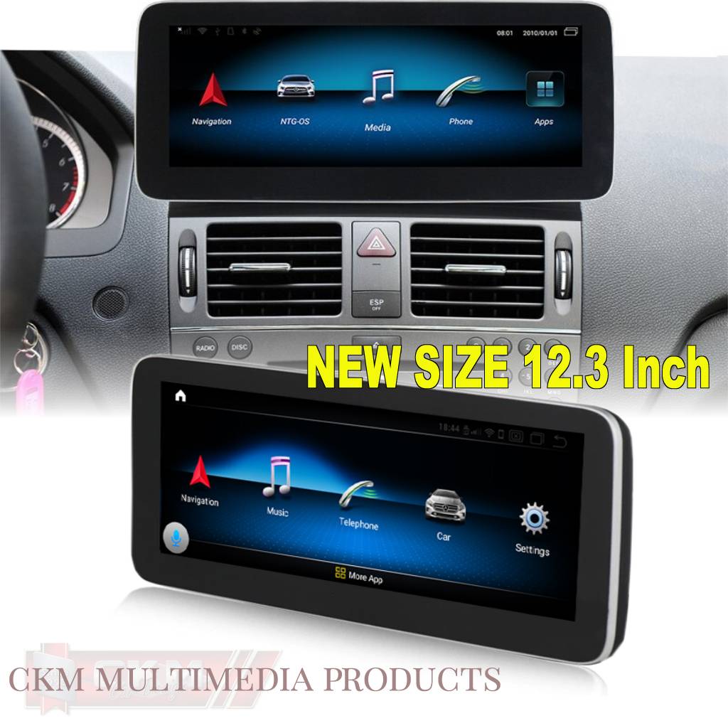 C. w204 Comand 12,3" Android Widescreen touchscreen W204 BEFORE Facelift