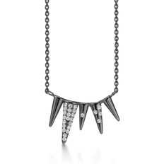 Støvring Design Istapper Svartrodinerat Silver Halsband SR16239079