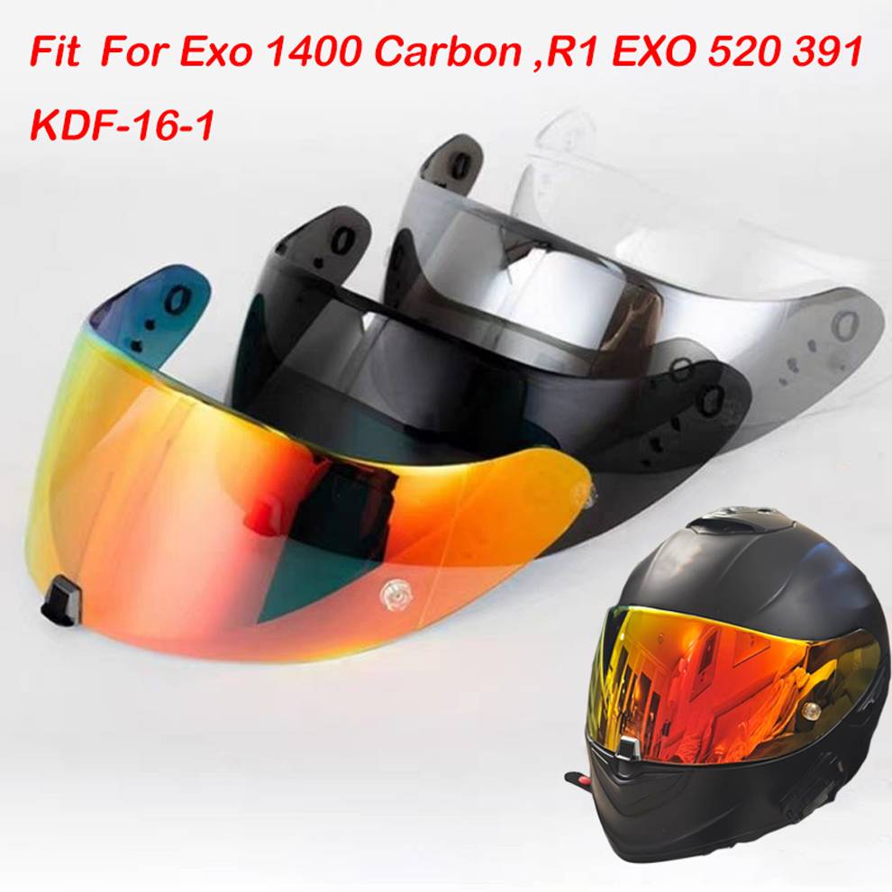 Photochromic Motorcycle Helmet Visor Lens KDF-16-1 For Scorpion Exo 1400 Carbon, R1 Air EXO 520 391 UV Protection Faceshield