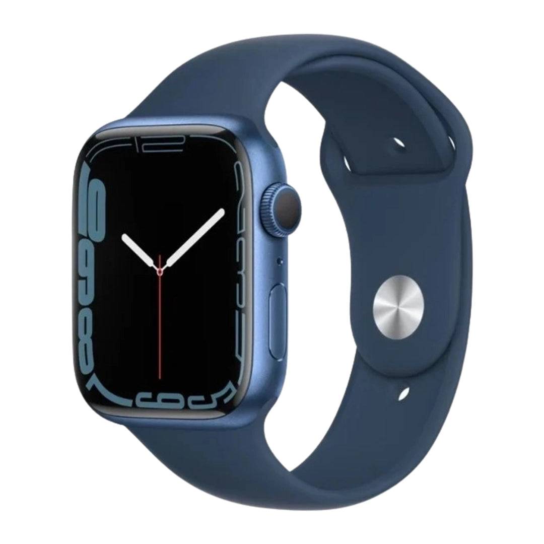 Brugt Apple Watch Series 7 41mm - Aluminium - GPS+Cellular | Blå | Som ny stand