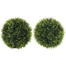 Sæt med 2 kunstig cedertræ, 45 cm stueplante, kunstig plante, dekorativ plante, dekorative planter til hjemmet, kontoret, gangen