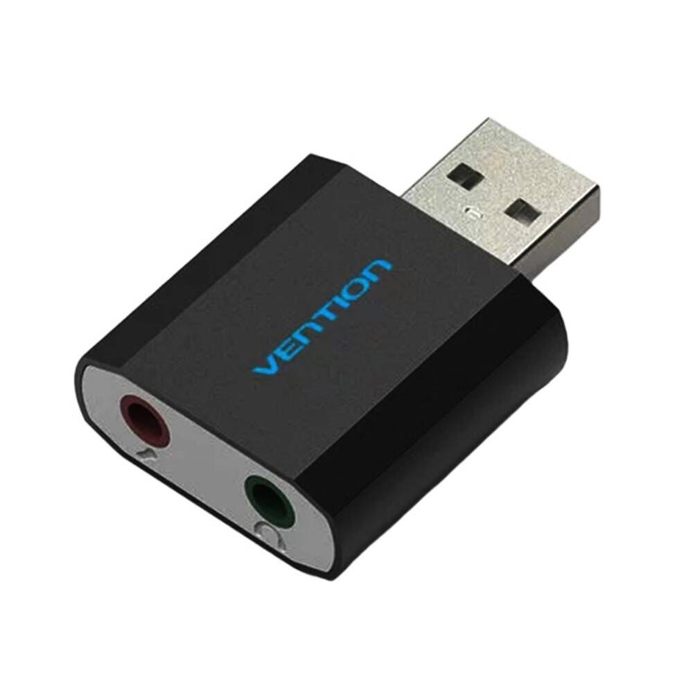 Vention USB Sound Card USB Audio Interface Headphone Adapter Soundcard for Mic Speaker Laptop PS4 Computer External Sound Card
