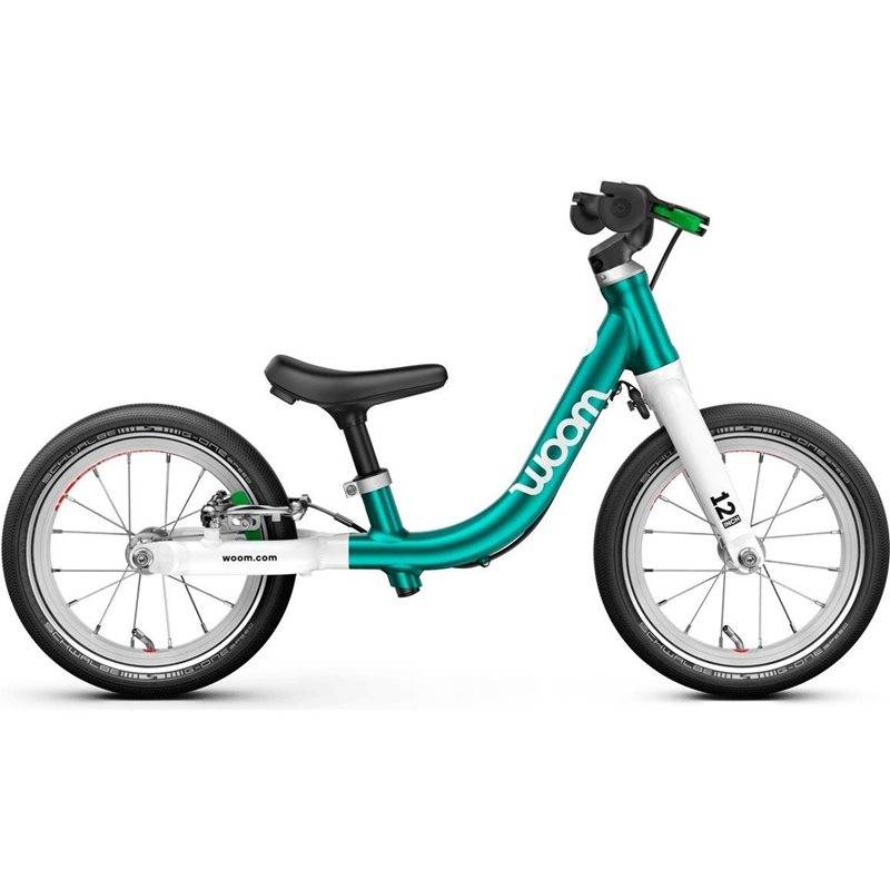 Balanscykel Woom Go 1 12" Metallic Petrol - Mint (12)