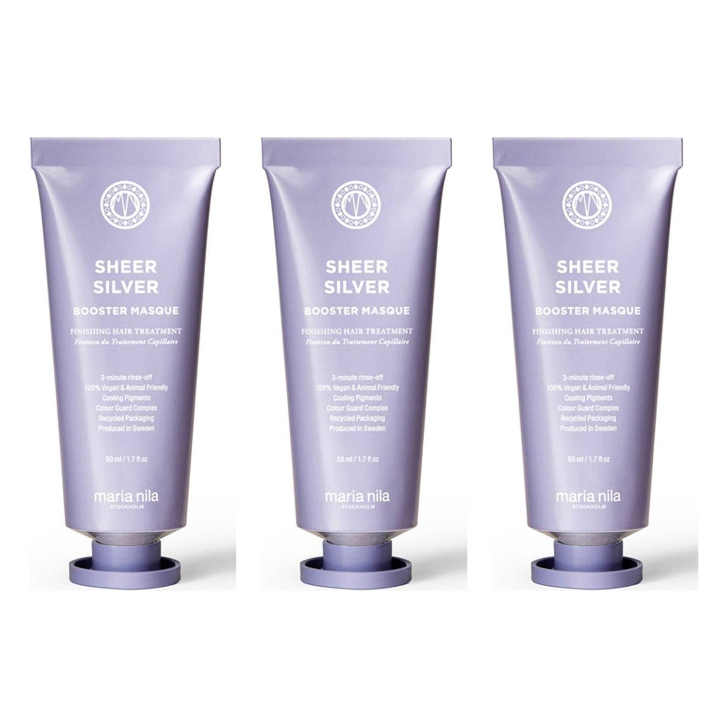 Maria Nila Silver Booster Masque Trio 3 X 50 ml - 150 ml