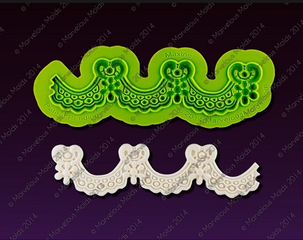 "Maxine" Lace, Silikone Form - Marvelous Molds