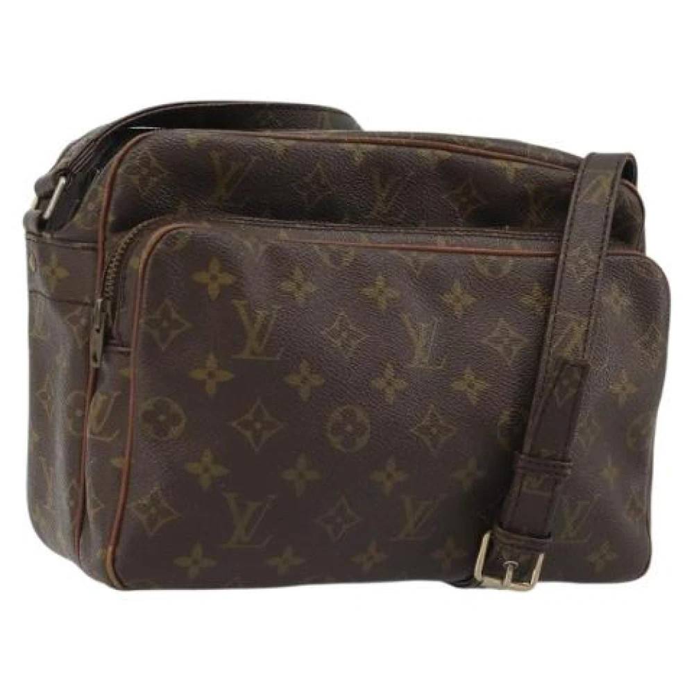 Louis Vuitton Vintage Pre-owned Monogram Canvas Skuldertaske - Vintage - Dame - Brun - ONE SIZE - Uld