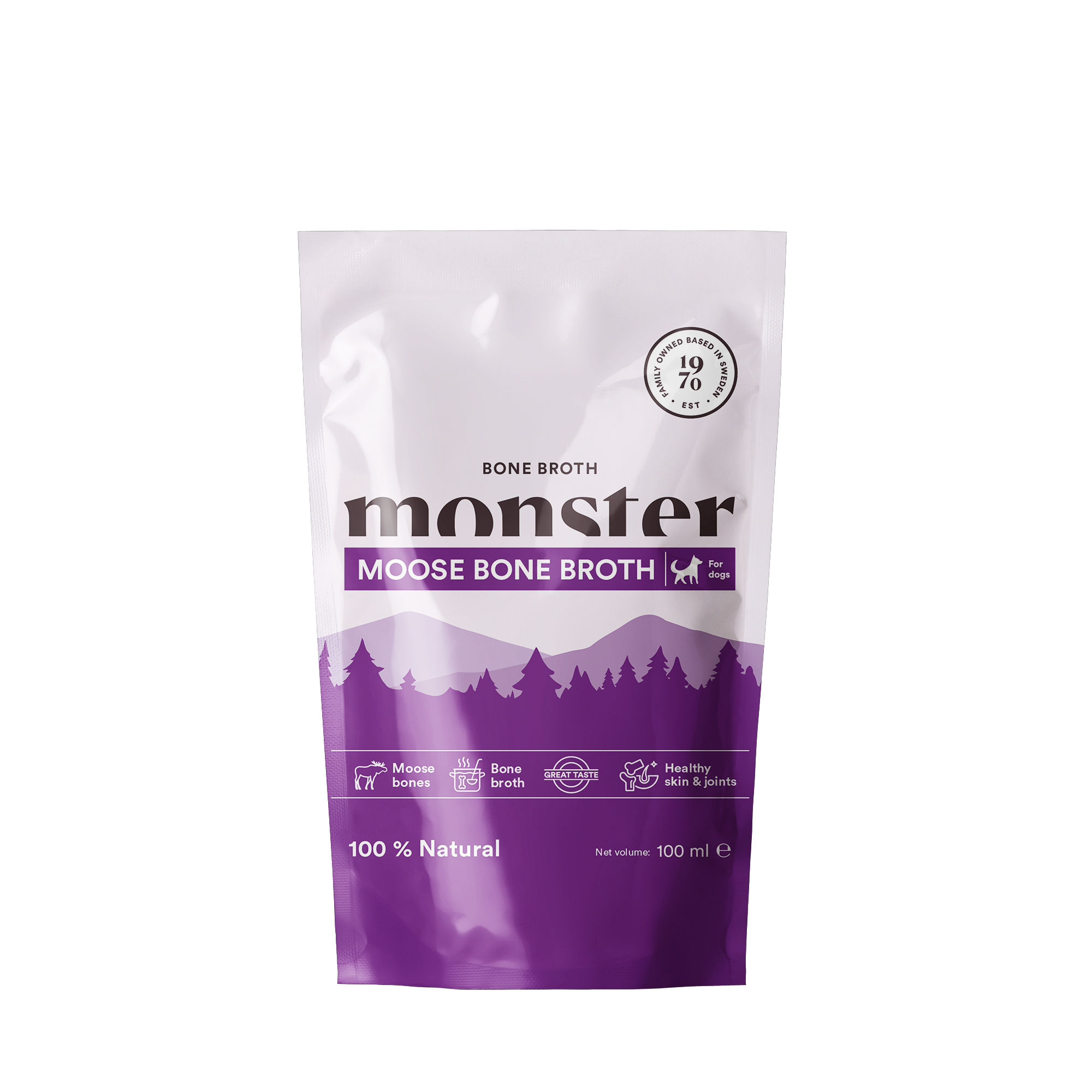Monster Dog Bone Broth Moose 100 ml - Benbuljong