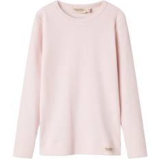 MarMar Copenhagen Plain Tee LS Stl. 8Y/128 unisex - Toppar Från Magasin - Rosa (8Y/128)