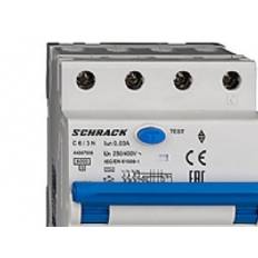 Schrack Kombirelæ MCB/RCD 3P+N - C 32A 30mA 6kA Type A