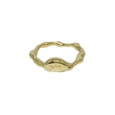 Lunar Eclipse 14K Gold Ring - 55