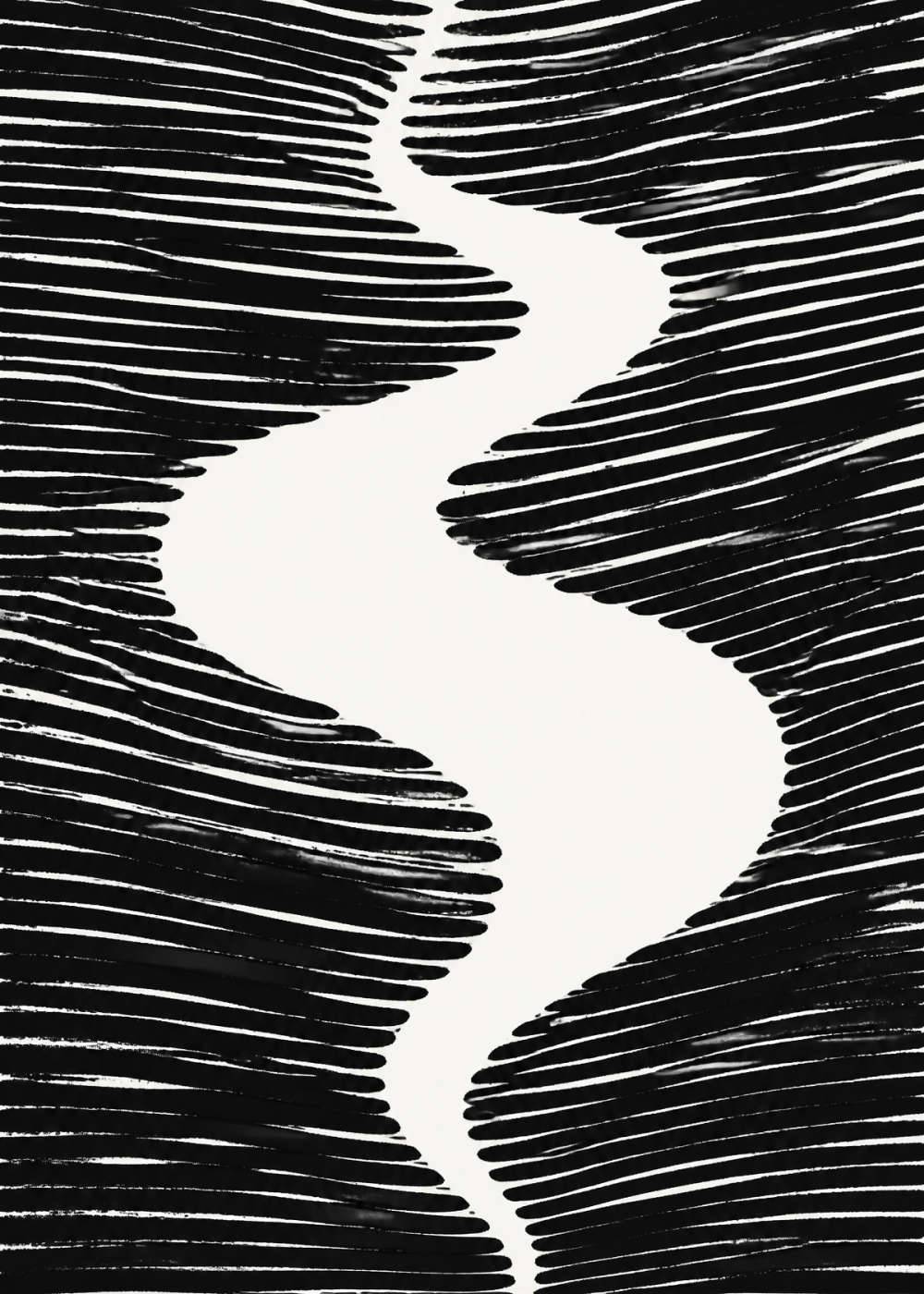 White Passage Poster - Heltäckande / 30x40 cm