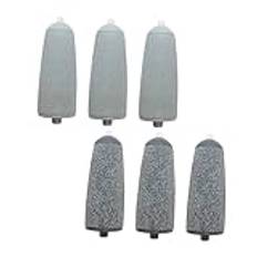 HAPINARY 6 St Fotkvarn Utbytbara Huvuden Foot Dead Skin Removal Roller Heads