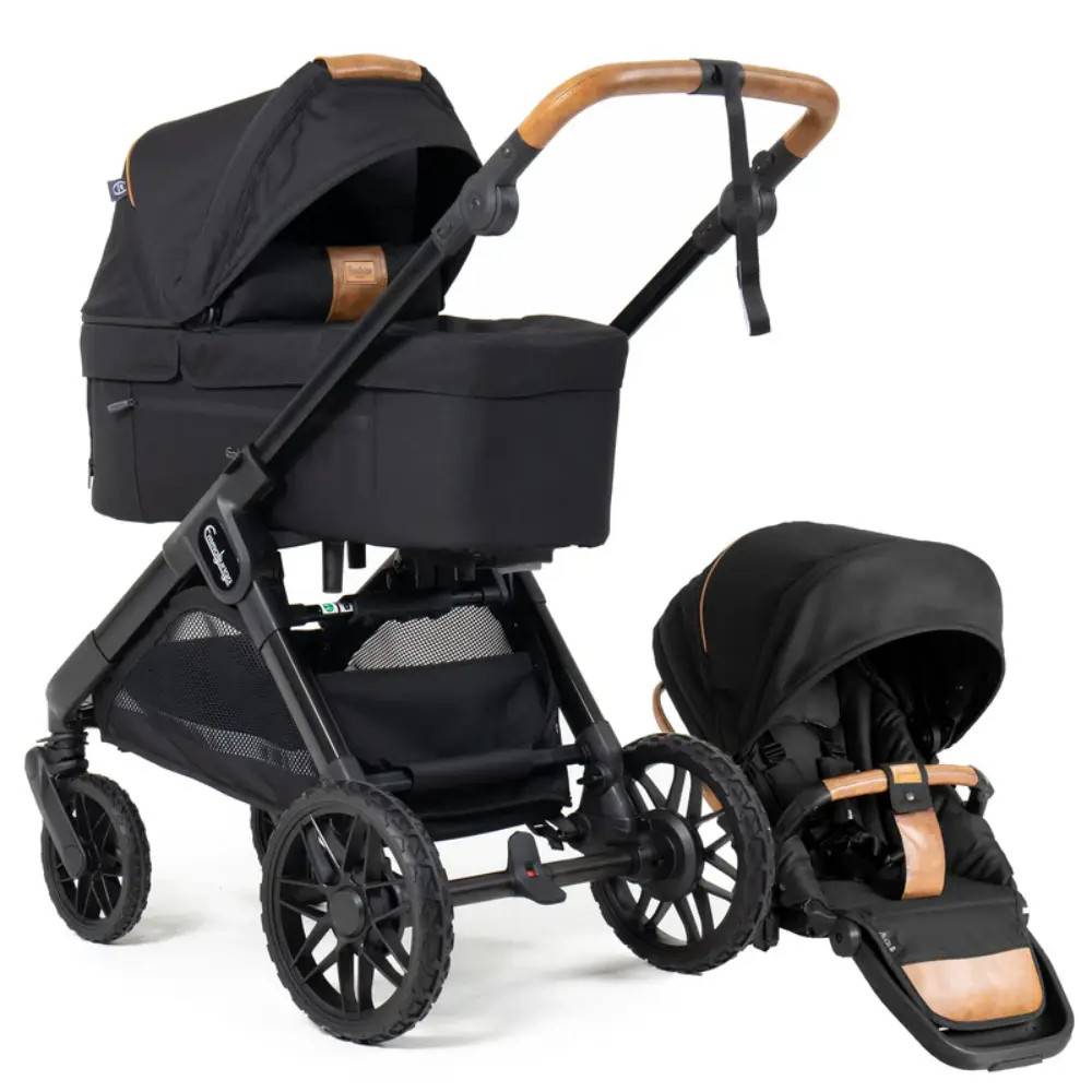 Emmaljunga Sento Max Ergo+ Outdoor Black - Svart