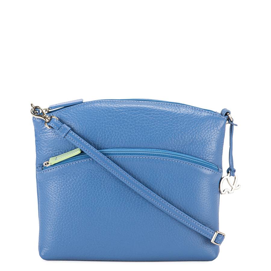 Cremona Rounded Cross Body Pitch Blue