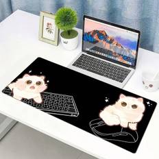 1pc Peach Blossom Tree Pattern Desk Pad/Mouse Pad, Anti-Slip Gaming/Working Mat, 4 Sizes Available