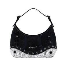 Desigual, Tasker , Dame, Sort, ONE SIZE, Uld, Kvinder Skuldertaske Sort Lynlås Lomme