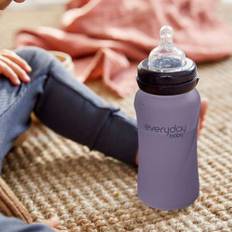 Everyday Baby nappflaska värmeavkännande Healthy + 240 ml - Blueberry - Blå
