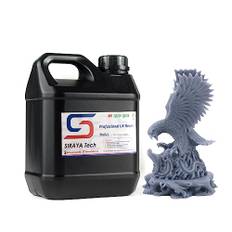 Siraya Tech 2kg Building 3D Printer Resin - Högupplöst, icke-sprött, Tap Engineering Resin - Idealisk för LCD DLP 3D-utskrift 8K-kompatibel (Sonic Grey, 2KG)