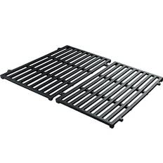 WELL GRILL 44,5CM 7637 Gusseisen Grillrost für Weber Spirit 200 Serie, Spirit E-210, E-220, S-210, S-220 Gasgrills, Grillrost Ersatz Zubehör für Weber Spirit I & II 200 (mit vorderen Bedienknöpfen)