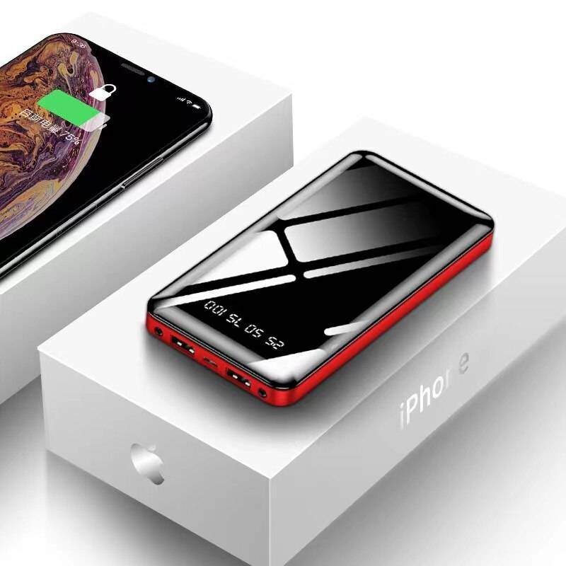 Powerbank 30000 mah bärbar laddning poverbank mobiltelefon extern batteri snabbladdare powerbank för iphone 13 xiaomi