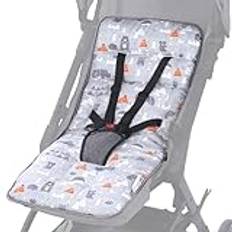 Stroller Pad - Barnvagnsfodrar Bomull Baby Stroller Liner Pad, Univarsal Baby Stroller Liner Pad Univarsal Mjuk Stroller Pad Baby Bilbarnstolsinsats Bilbarnstolstillbehör