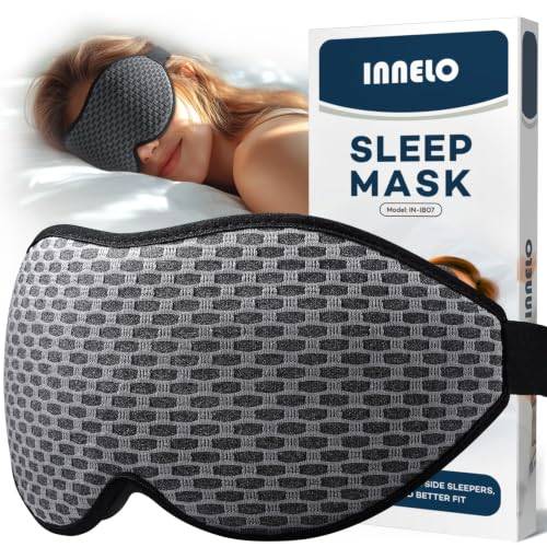 INNELO 3D Sovmask för Dam Herr, Förbättrad för Sidosovare