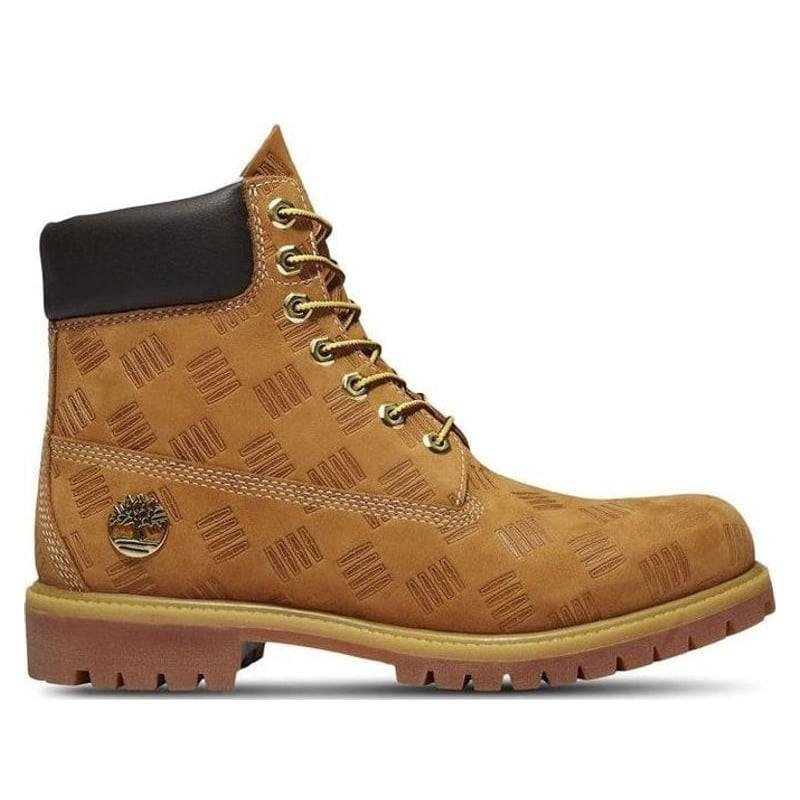 Timberland 6 Premium Waterproof Boot Wheat Debossed Print - 38 / Standard