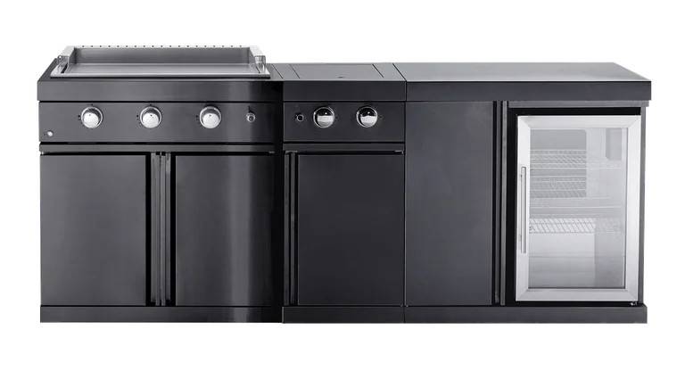 Black Collection - Fritstående udekøkken - Fresno - Myoutdoorkitchen