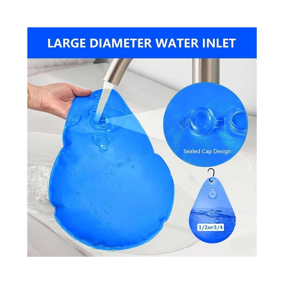 16 Pack Pool Cover Weights with Hooks Pool Water Sand Bags Closing Kit for Above Ground Pools Accessories