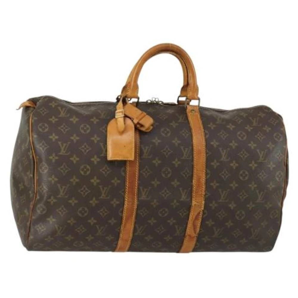 Louis Vuitton Vintage Pre-owned Canvas Weekendtaske - Vintage - Dame - Brun - ONE SIZE -
