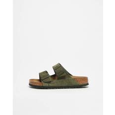 Birkenstocks - Arizona - Timiangrønne sandaler i ruskind - 38