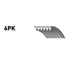 GATES 6PK1270 Multirem 1270 6 G-Force WorkHorse™ FORD: KUGA 2, Mondeo 5 Kombi, VOLVO: 850 Sedan, FORD USA: Edge Mk2