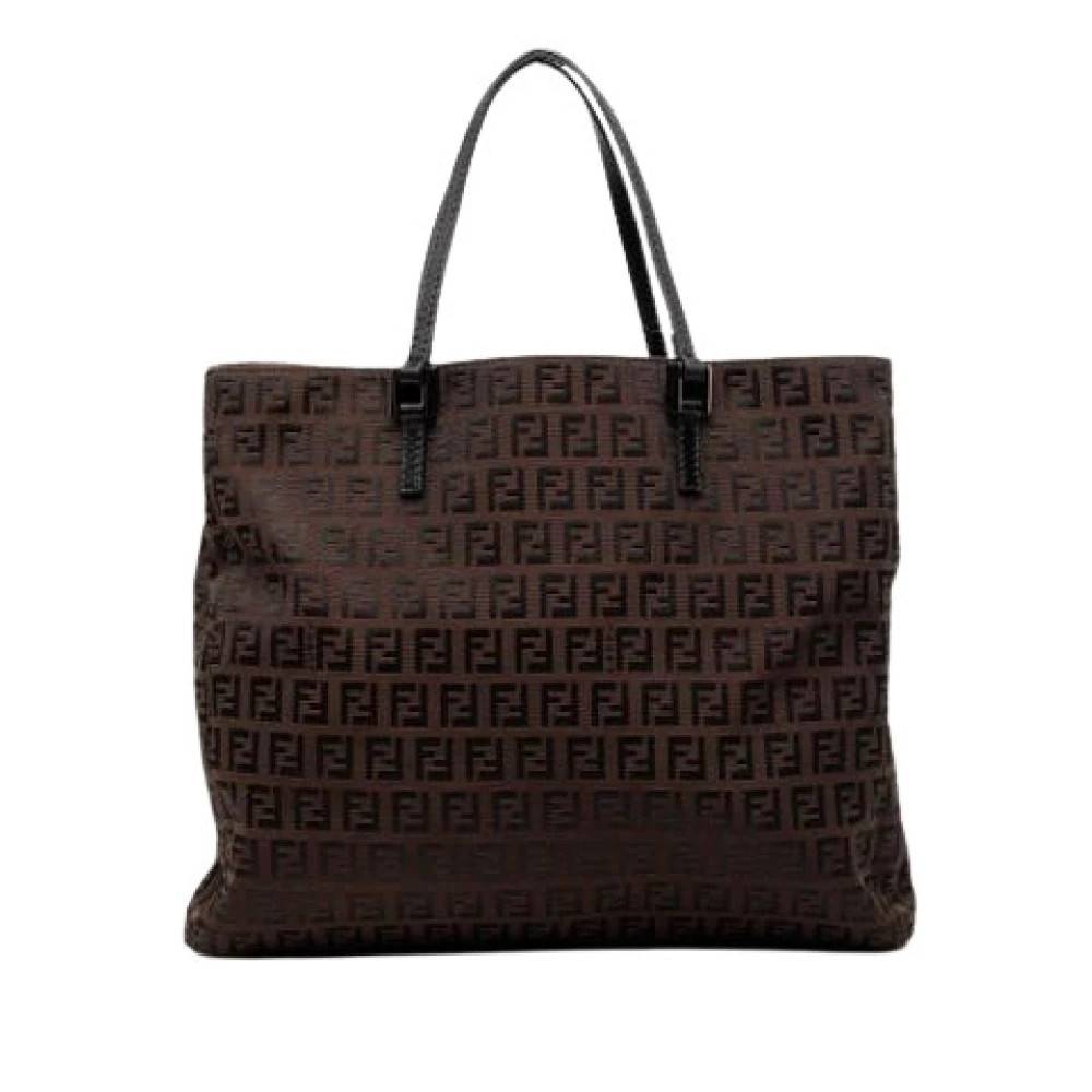 Fendi Vintage Pre-owned Canvas totes - Vintage - Dame - Brun - ONE SIZE -
