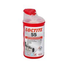 LOCTITE Gewindedichtfaden 55, universell für Metall- und Kunststoffrohre, sofort dicht, bis 149°C, weiß