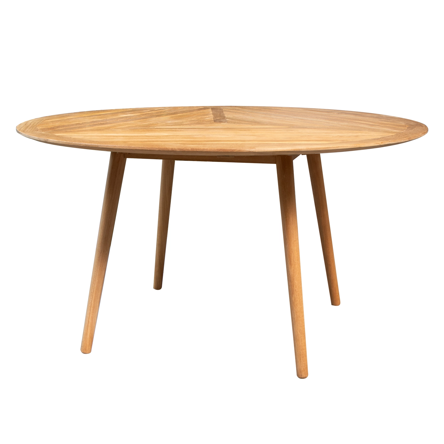 Define matbord Teak Ø120 cm - Träfärgad